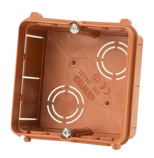 Doza aparat Gewiss, dubla, 70 x 70 x 50 mm